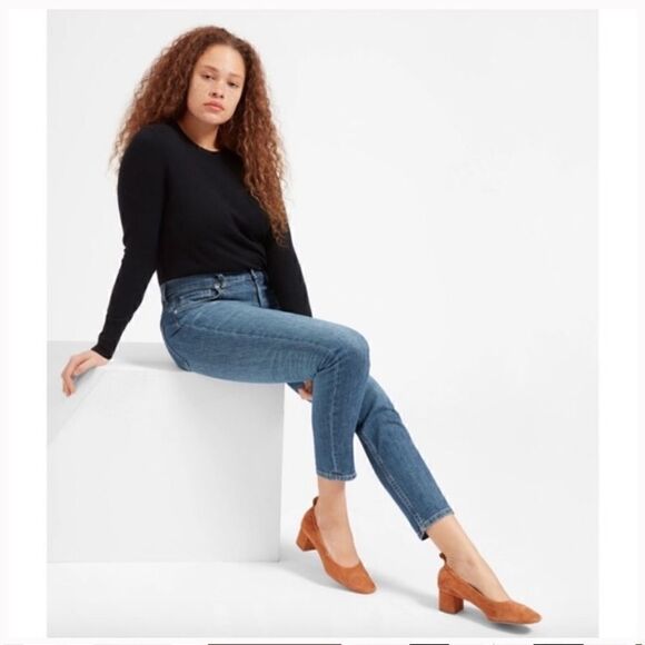 Everlane- The High Rise Skinny Ankle Jean Size 29 - Picture 3 of 13
